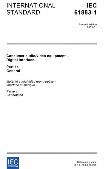IEC 61883 1 Ed 2 0 En 2003 Consumer Audio video Equipment Digital 